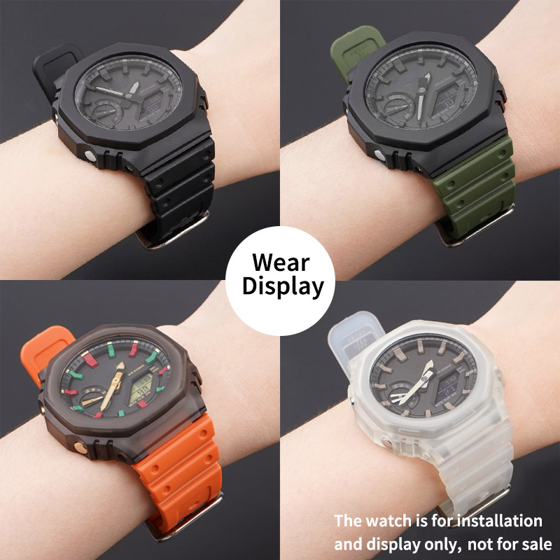 Rubber Strap for Casio G SHOCK - đánh giá và giá Casio Watch G-Shock Ga-2100