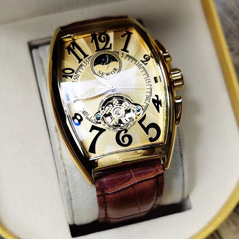 SEWOR Cơ Nam Vàng Tourbillon Đ - đánh giá và giá Seiko Watch Prospex