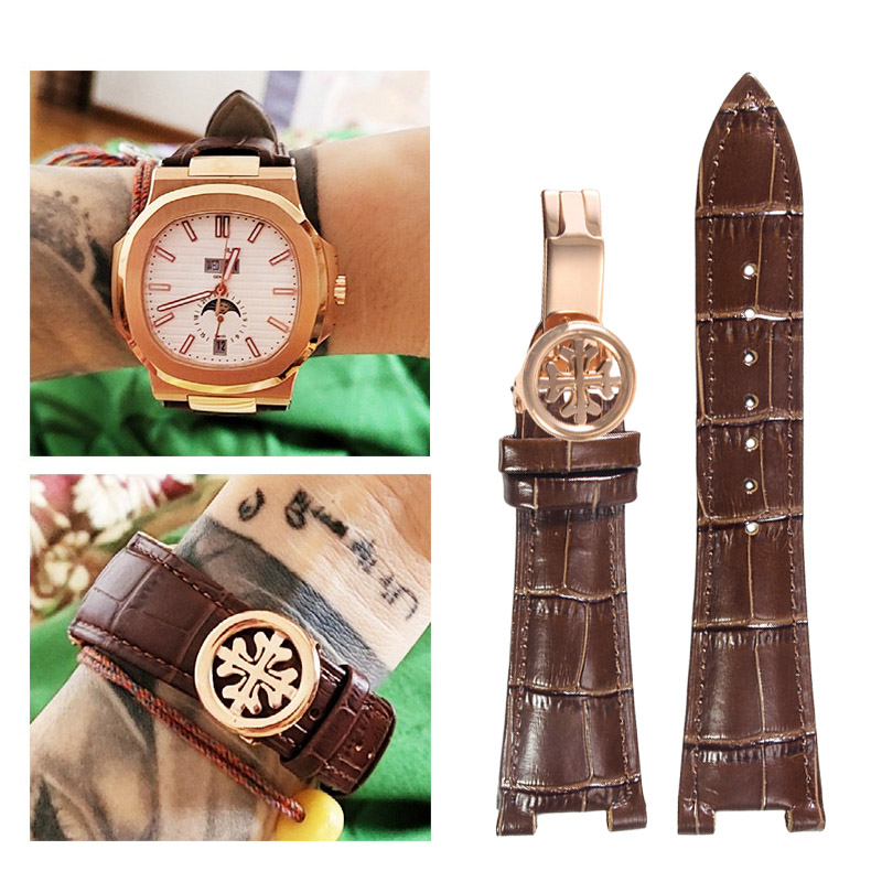 25mm Leather Watch Strap for P - đánh giá và giá Patek Philippe Watch Nautilus