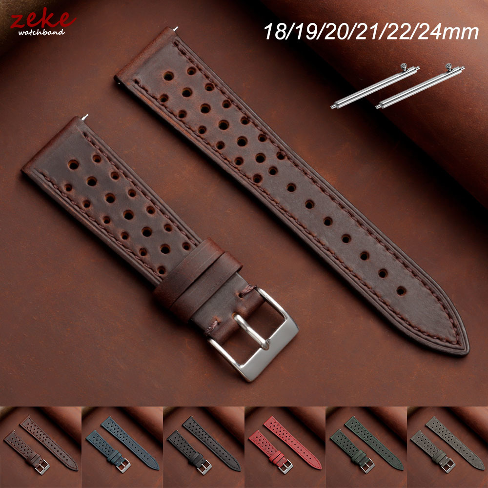 Vintage Racing Leather Watch S - đánh giá và giá Leather Strap Quick Release