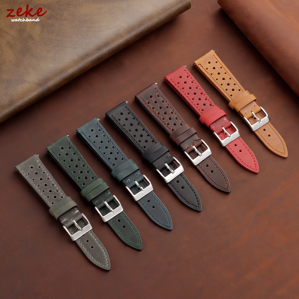 Vintage Racing Leather Watch S - đánh giá và giá Leather Strap Quick Release