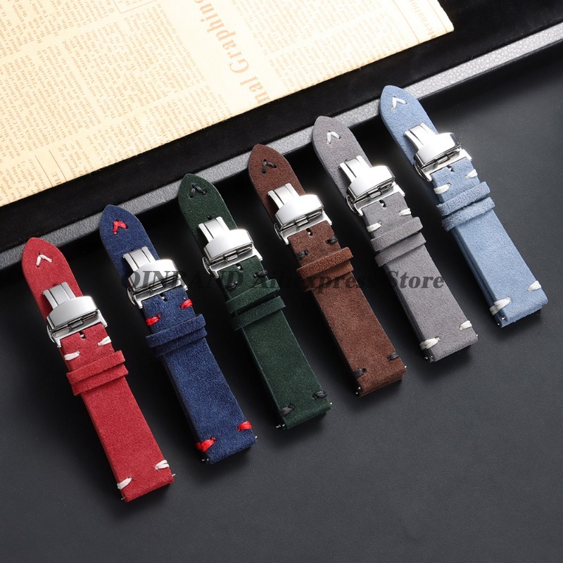 18mm 20mm 22mm Quick Release S - đánh giá và giá Suede Strap Watch