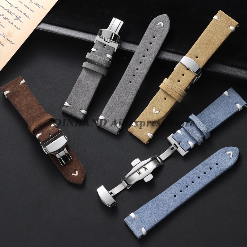 18mm 20mm 22mm Quick Release S - đánh giá và giá Suede Strap Watch