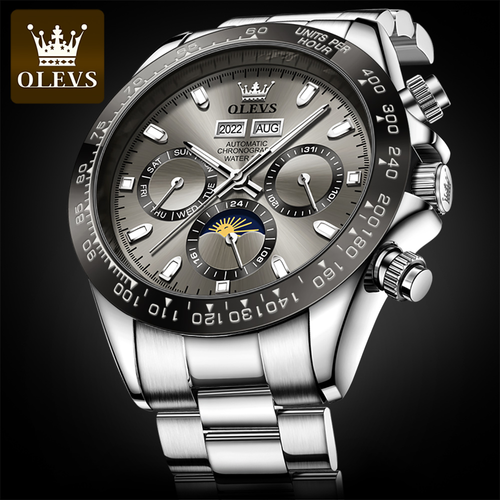 OLEVS Cao Cấp Đồng Hồ Nam Chro - đánh giá và giá Omega Watch Seamaster