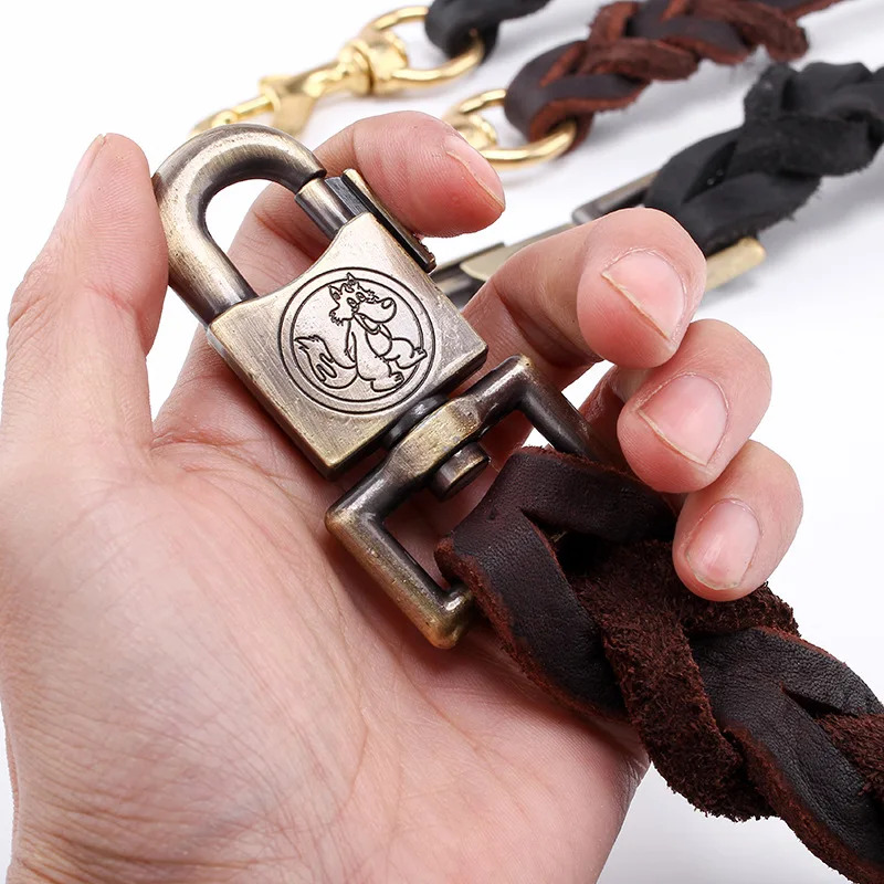 Genuine Leather Dog Leash - To - đánh giá và giá Leather Strap Quick Release