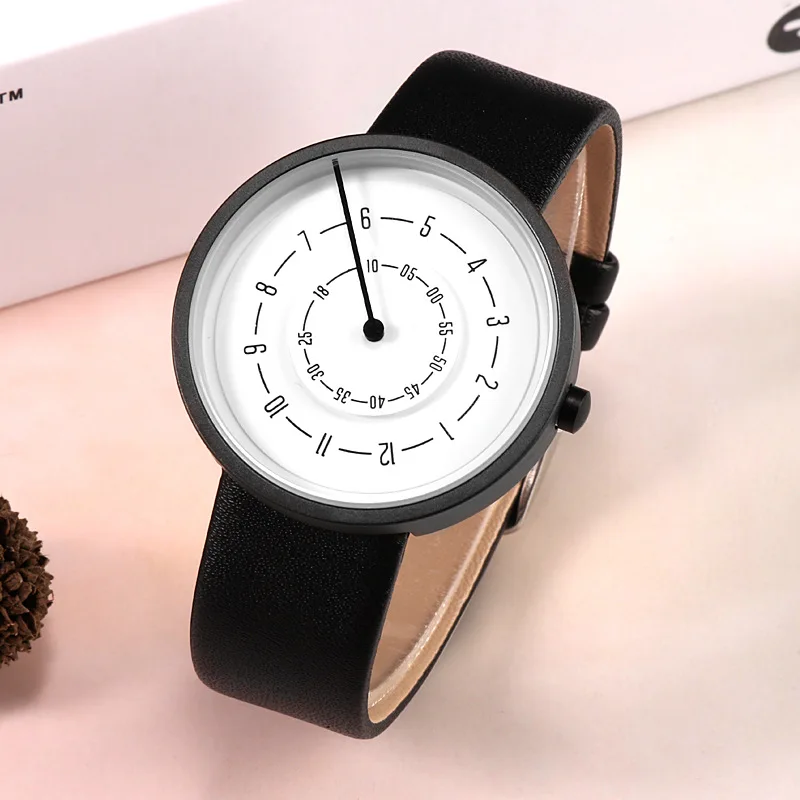 2020 Sáng Tạo Đồng Hồ Đơn Giản - đánh giá và giá Leather Watch Band Men