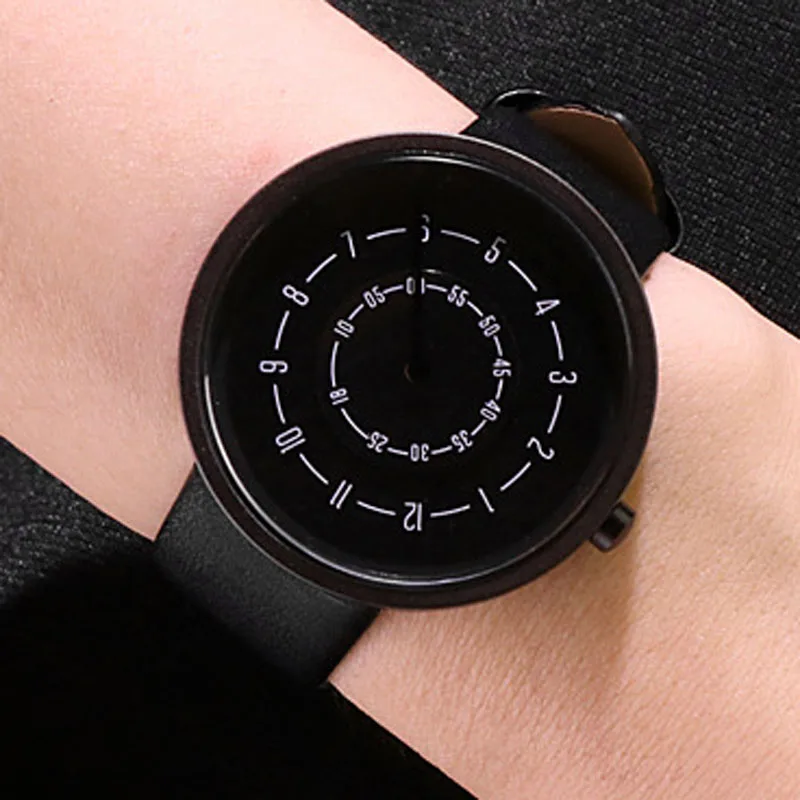 2020 Sáng Tạo Đồng Hồ Đơn Giản - đánh giá và giá Leather Watch Band Men